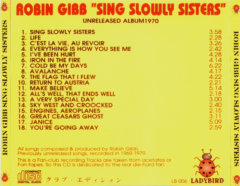 robin gibb-sisters back