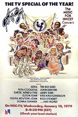 Concert For Unicef – Bee Gees and Andy Gibb